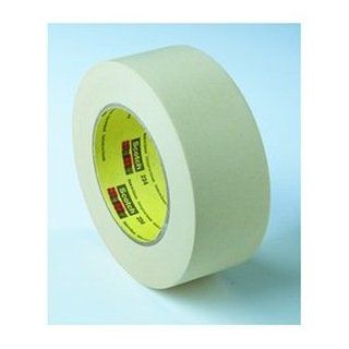 3M Scotch 234 Crepe Paper General Purpose Masking Tape, 250 Degree F Performance Temperature, 27 lbs/in Tensile Strength, 55m Length x 48mm Width, Natural