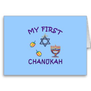 My First Chanukah Greeting Cards