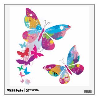 Colorful Butterfly Wall Decal