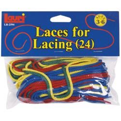 Patch Products Smethport Lauri Extra Laces Assorted Colors (24/Pkg) Patch Products Early Development