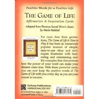 The Game of Life Affirmation & Inspiration Cards Florence Scovel Shinn, Marie Haddad 9780875166179 Books