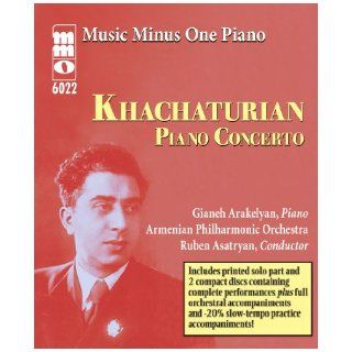 Music Minus One Piano Khachaturian Piano Concerto Aram Khachaturian 9781596156616 Books