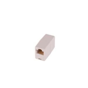 GE In Line Network Cable Coupler   White 76750