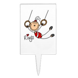 Gymnast on Rings Cake Toppers