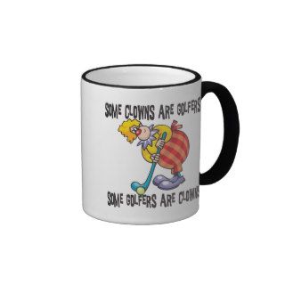 Funny Golf Clown Golfing Mug