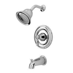 American Standard Marquette Single Handle 1 Spray Tub and Shower Faucet in Polished Chrome 7761