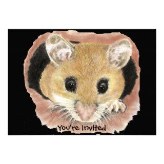 Cute Pocket Mouse House Warming Invitation