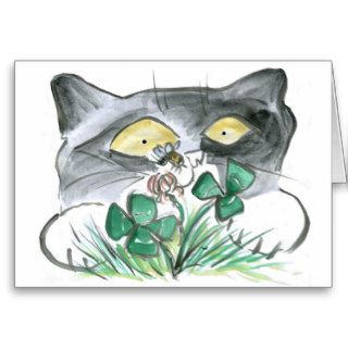Kitten's Four Leaf Clover wit Bee Buzzin’ Cards