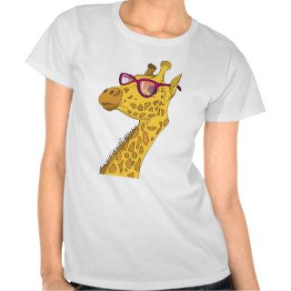 The Hipster Giraffe Shirts