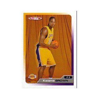 2005 06 Topps Total #241 Kwame Brown at 's Sports Collectibles Store