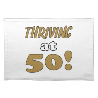 50th Birthday For Women Place Mat