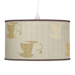 Coffee Silhouette Hanging Light Hanging Lamps