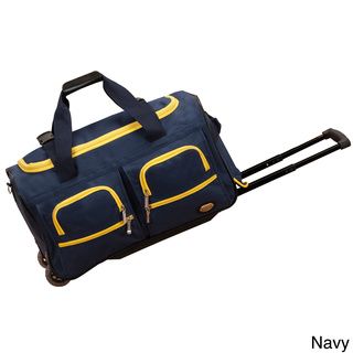 Rockland 22 inch Lightweight Carry on Rolling Upright Duffel Bag Rockland Rolling Duffels