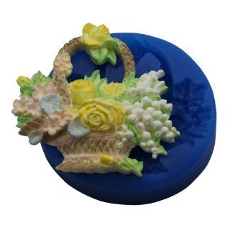 First Impressions Molds FL267 Silicone Mold, Small Basket of Flowers Baking Molds Kitchen & Dining