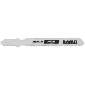 DEWALT 3 In. 36TPI Sheet Metal Cutting Jig Saw Blade Bi Metal T Shank (5 Pack) DW3778 5
