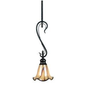 Kenroy Home Inverness 1 Light Mini Pendant  DISCONTINUED 90888TS