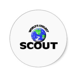 World's Coolest Scout Sticker