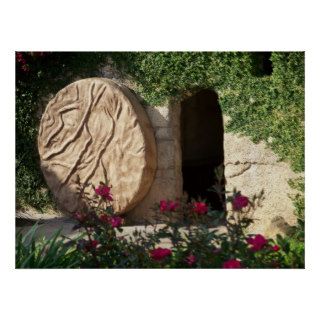 Easter Empty Tomb of Jesus Christ Poster Photo
