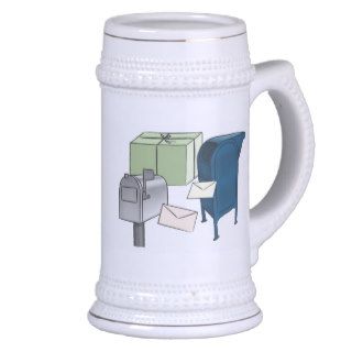 Mail Carrier Beer Stein / Coffee Mug