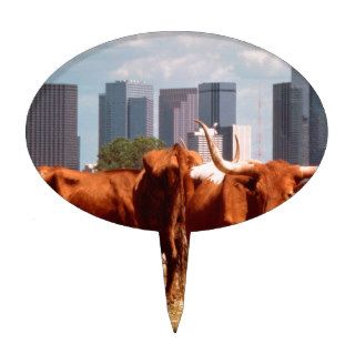 Deer City Slickers Dallas Texas Cake Topper