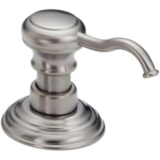 Delta Victorian Countertop Mount Brass and Plastic Soap and Lotion Dispenser in Stainless RP37039SS