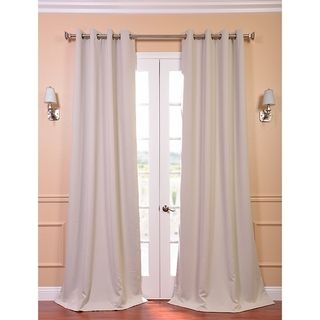 Beige Thermal Blackout 120 inch Curtain Panel Pair EFF Curtains