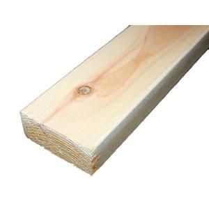 2 in. x 4 in. x 8 ft. Premium S4S Cedar Lumber 731867