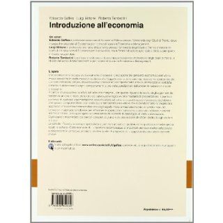 Introduzione all'economia Luigi Mittone, Roberto Tamborini Edoardo Gaffeo 9788808059550 Books