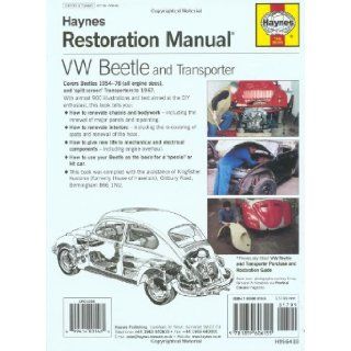 VW Beetle & Transporter Restoration Manual Lindsay Porter 9781859606155 Books