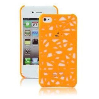 eFuture Orange Bird's Nest sleek hard back cover case fit for iphone4 4G 4S +eFuture's nice Keyring Cell Phones & Accessories