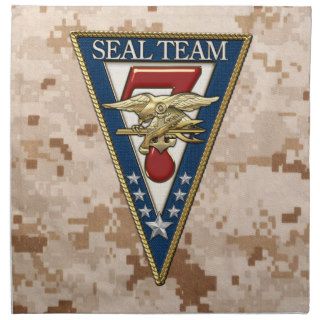 SEAL Team 7 Patch Printed Napkins