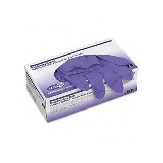 Kimberly Clark 55083 Model KC500 Nitrile Xtra Powder Free Exam Gloves, Disposable, Large, Purple (Box of 100)
