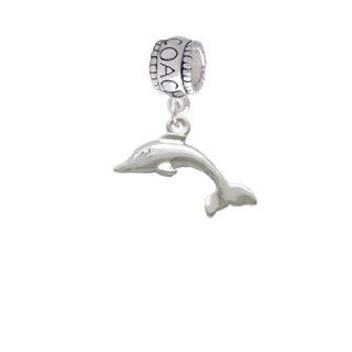 Antiqued Dolphin Coach Charm Bead Delight & Co. Jewelry