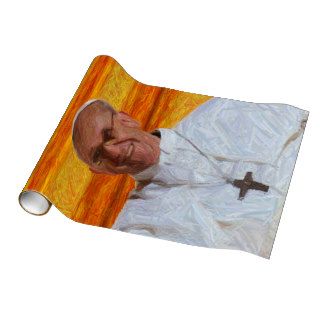 Pope Francis Papa Francisco Francesco Catholic Wrapping Paper