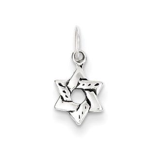 Sterling Silver Small Star of David Charm Bead Charms Jewelry