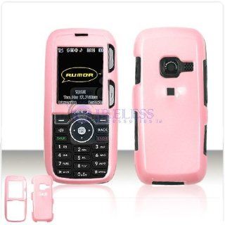 Solid Soft Pink Case Cover for Brand LG LX260 LX 260 Rumor Protective Cell Phone Hard SNAP ON Cell Phones & Accessories