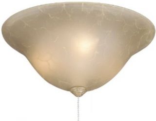 13in. Amber Frosted Bowl Ceiling Fan Fluorescent Light Kit   Fanimation Shade  