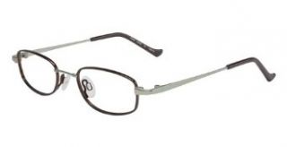 FLEXON Children's Eyeglasses (261) CHOCOLATE MINT, 42 mm Prescription Eyewear Frames Clothing