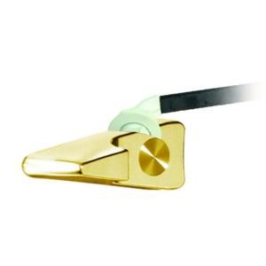 Fluidmaster 9 in. Triangular Toilet Tank Lever in Polished Brass 682