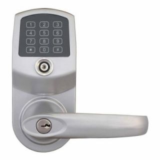 ResortLock 800 Code Commercial Outdoor Digital Remote Code Single Cylinder Silver Door Lock LS RL4000N S