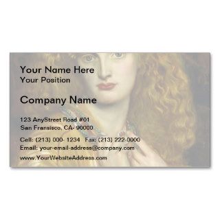 Dante Gabriel Rossetti Helen of Troy Business Card Template