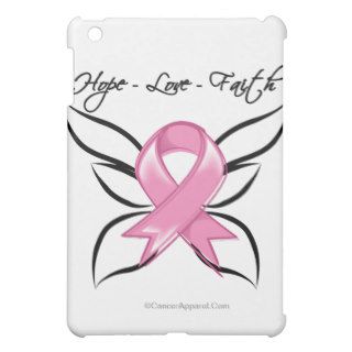 Breast Cancer Hope Love Faith iPad Mini Cases