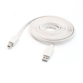 9.8Ft White USB2.0 Type A Male to Type B Male Connector Adapter Cable Electronics