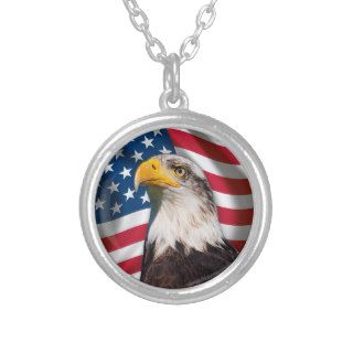 USA Flag with Bald Eagle Jewelry