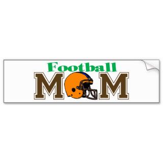 Football Mom (Helmet) Bumper Sticker