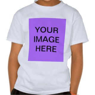 Create Your Own Custom Template Purple Background Tshirt