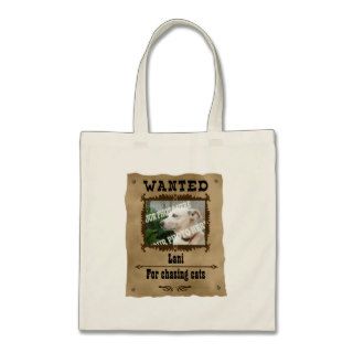 Wanted Wild West Poster Pet Custom Photo Template Canvas Bag
