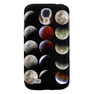 The Moon During a Full Lunar Eclipse Samsung Galaxy S4 Cases