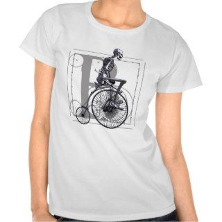 Bicycle Skeleton T Shirts
