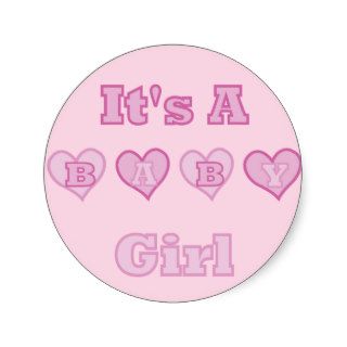 Its A Baby Girl Sticker